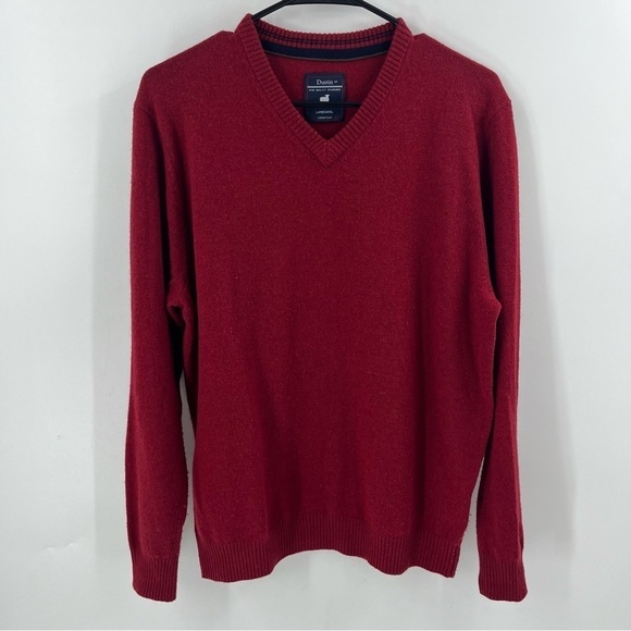 Dustin LambsWool V Neck Longsleeve Sweater - Picture 1 of 5
